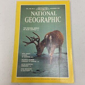 November 1981 National Geographic Magazine The Natural World of Aldo Leopold